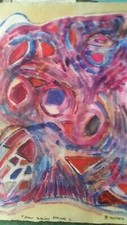 Nebulosa quadro astratto - -,