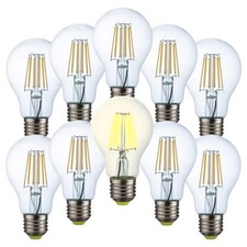 Set Lampadina LED E27 Filamento 10W/12W 2700K-4000K 1000-1200lm Vintage Interni