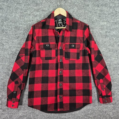 Nike shacket uomo rosso - sb, s