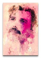 60x90 cm Freddie Mercury Queen ritratto arte astratta leggenda musica quadro su tela