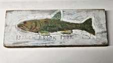 Targa pesce trota decorazione - targa,