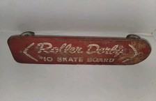 Roller Derby | #10 Skateboard | Skateboard in legno con ruote in metallo | *Vintage