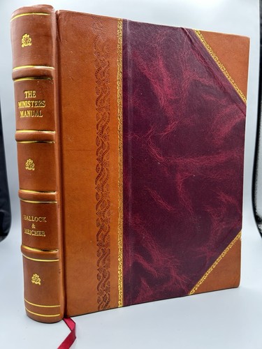 The ministers manual - manual, (doran's)