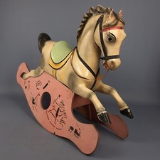 Cavallo dondolo legno - cavallo, a