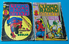 SPIDERMAN - L'UOMO RAGNO GIGANTE n. 8 e 9 - ED. CORNO - DISCRETI