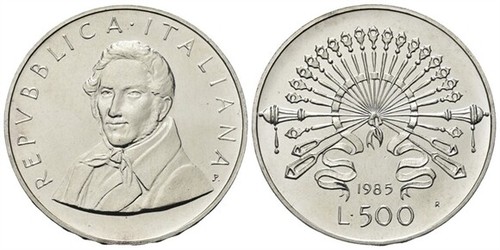 500 1000 lire argento - lire,