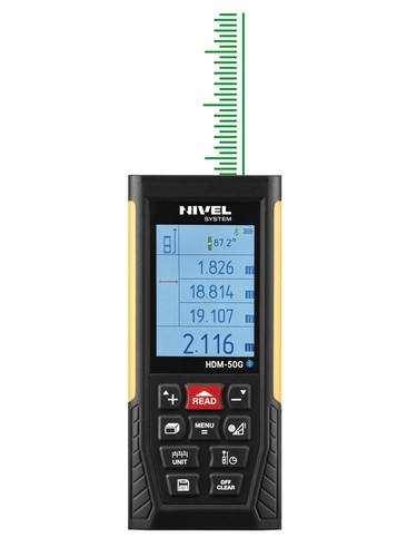 Hdm 50g nivel - system, telemetro