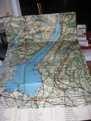 Cartina geografica del lago - geografica,