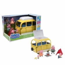 Peppa Pig Camper con 4 Personaggi e Accessori di Giochi Preziosi PPC46000