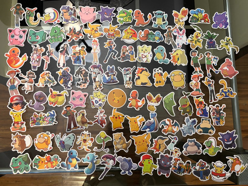Adesivo pezzi pokemon - 10/50,