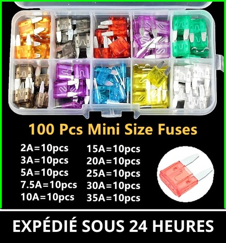 100pcs mini fusible voiture - fusible,