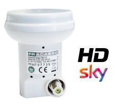 ILLUMINATORE LNB OCCHIO PARABOLA FRACARRO 1 USCITA HD LTE PER SEGNALE SKY TV SAT