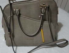 Borsa a mano CROMIA in pelle doppio manico in pelle + tracolla in pelle