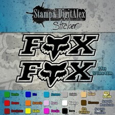 2 FOX adesivi vinile