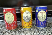 3 Lattine Birra Vintage Navi