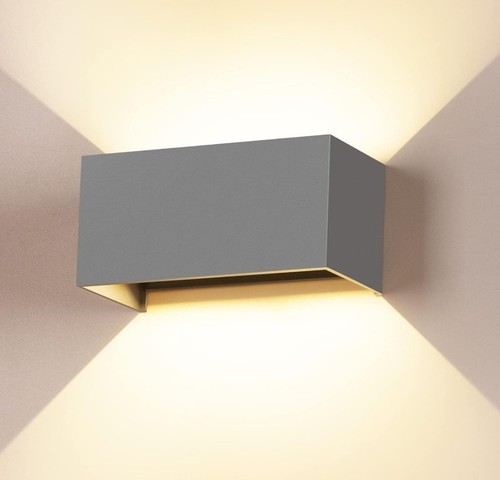 Applique parete grigio - parete, led