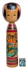 Bambola Kokeshi creativa