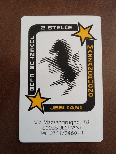 Tessera juventus club - tessera,