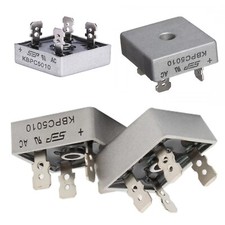 5 Pz. PONTE DI DIODI KBPC5010 RADDRIZZATORE 1000V  50A FASTON monofase bridge