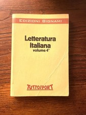 Letteratura italiana Vol 4.-
