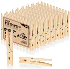 80 mollette legno XL 9cm