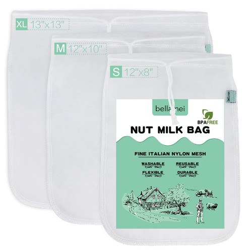 Bellamei sacchetto latte noce - sacchetto,
