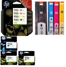 Inchiostro HP ORIGINALE 920 920XL nero ciano magenta giallo confezione multipla