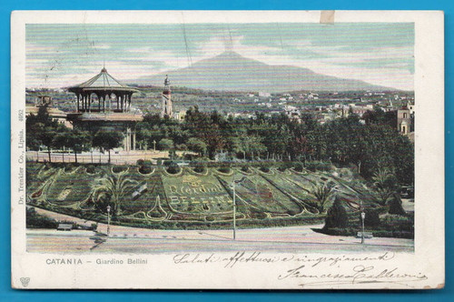 Catania giardino bellini - giardino, anno