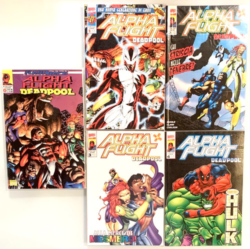 Alpha flight deadpool completa - alpha,