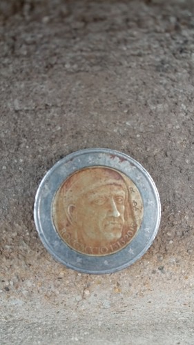 Moneta euro rara - da,