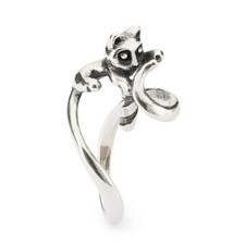 TROLLBEADS Anello Fantasia Gatto Innamorato TAGRI-00542-54 in argento
