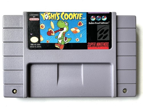 Snes yoshi cookie - "yoshi's, cookie"