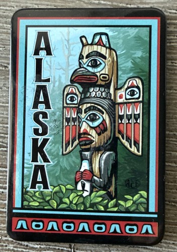 Calamita alaska totem colorato - calamita,
