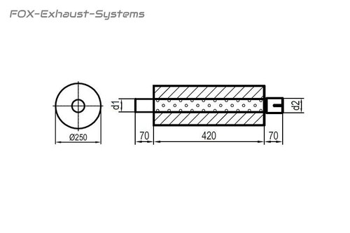 Univers marmitta acciaio inox - univers.,