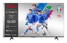 TCL Smart TV 75" 4K Ultra HD QLED Google TV HDR10+ Classe F Nero 75P79K