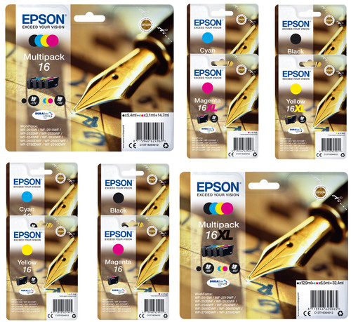 Cartucce originali epson 16 - cartucce,