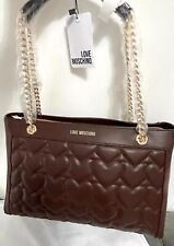 LOVE MOSCHINO shopper donna step bag tote bag trapuntata borsa a tracolla cuori