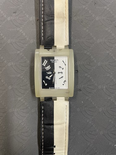 Swatch turnover bianco nero - bianco,