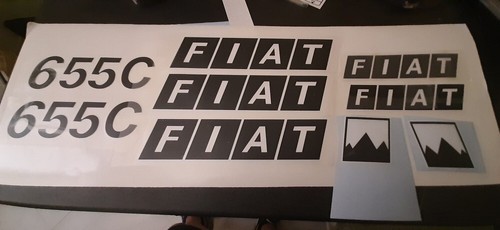Kit adesivi decalcomanie - adesivi, fiat