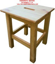 SGABELLO SEDIA IN LEGNO DI PINO COLORE NATURALE INTERNO CASA BAR RISTORANTE