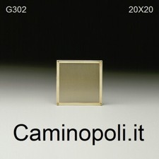 Griglia in Ottone Lucido di