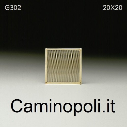 Griglia ottone lucido di - in,