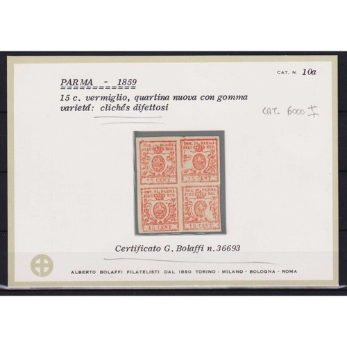 Parma 1857 quartina c - quartina, 15