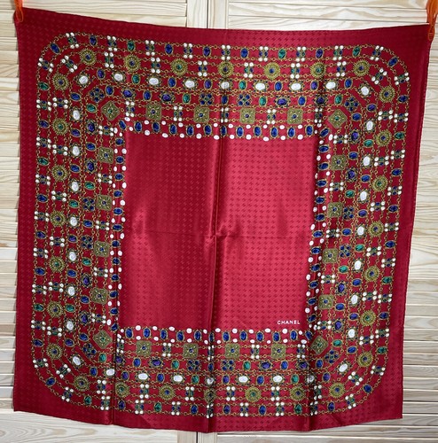 Chanel foulard seta carre - chanel,