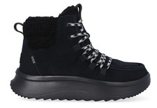 Stivaletti donna Hey Dude 41995 Wendy Apres Suede Cozy sneakers alte casual nere