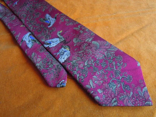 Cravatta vintage canda rossa - vintage,