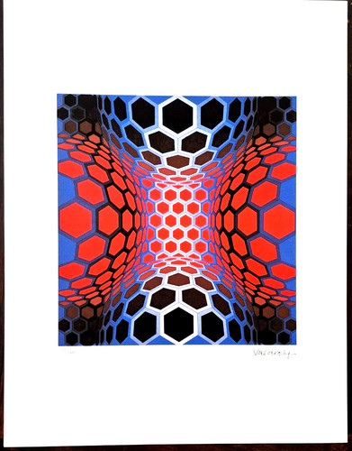 Victor vasarely pillango del - vasarely,