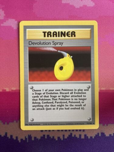 Pokemon card devolution spray - pokemon,