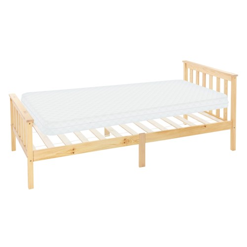 Letto singolo con rete doghe - letto,