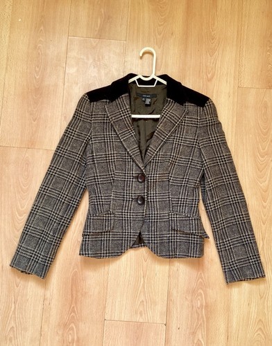 Blazer vintage quadri zara - blazer, a